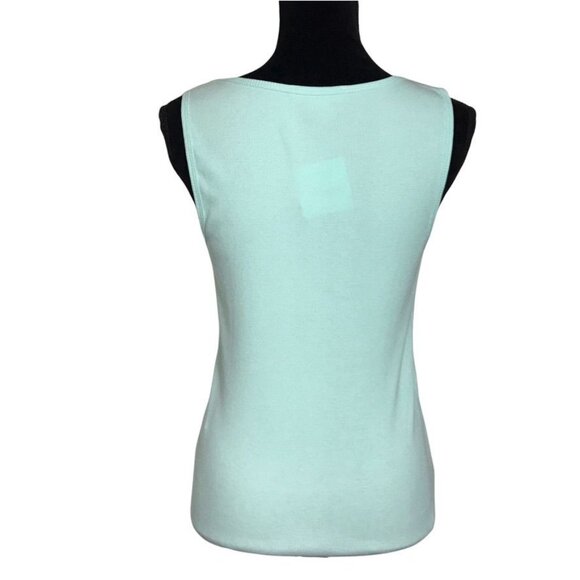 Janeville Embellished Tank in Mint Green - Size M NWT - Picture 3 of 7
